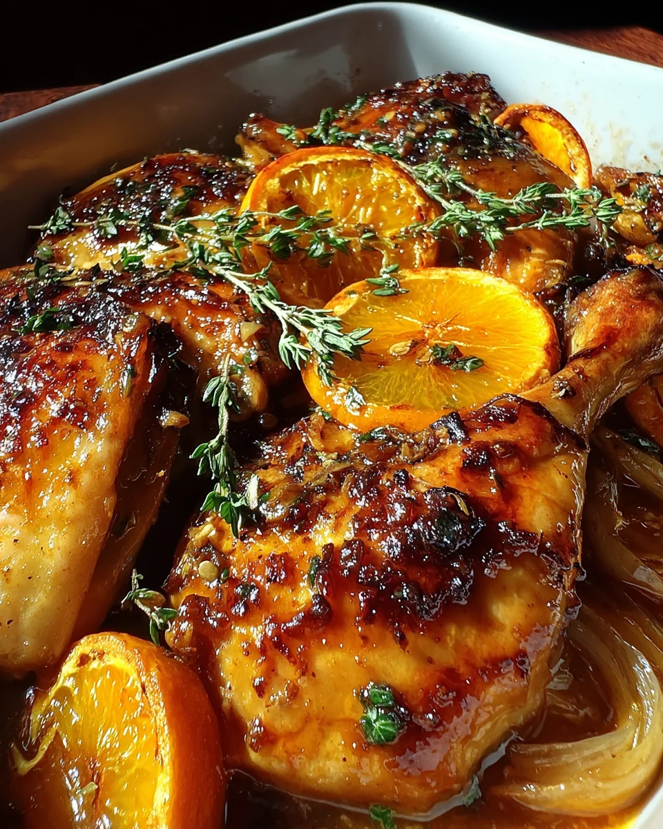 Roasted Orange Chicken Roasted