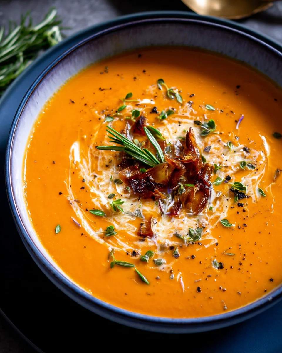 Roasted Vegetable Soup Roasted