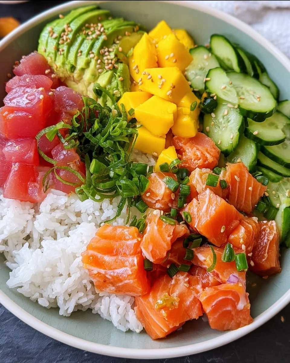 Salmon Poke Bowl Salmon