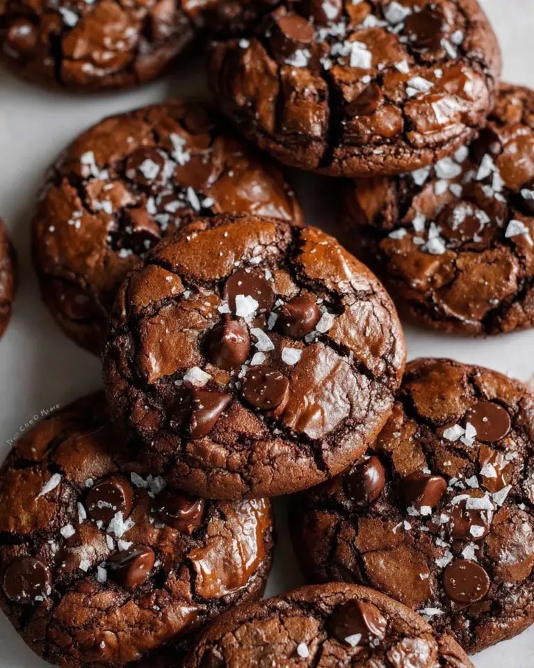 Salted Brownie Cookies