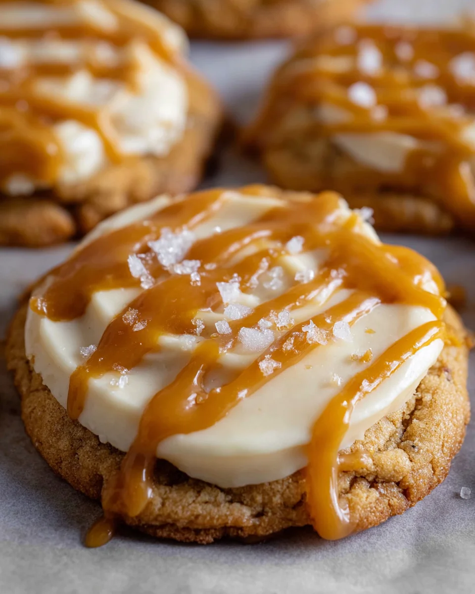 Salted Caramel Cheesecake Cookies Recipe Salted