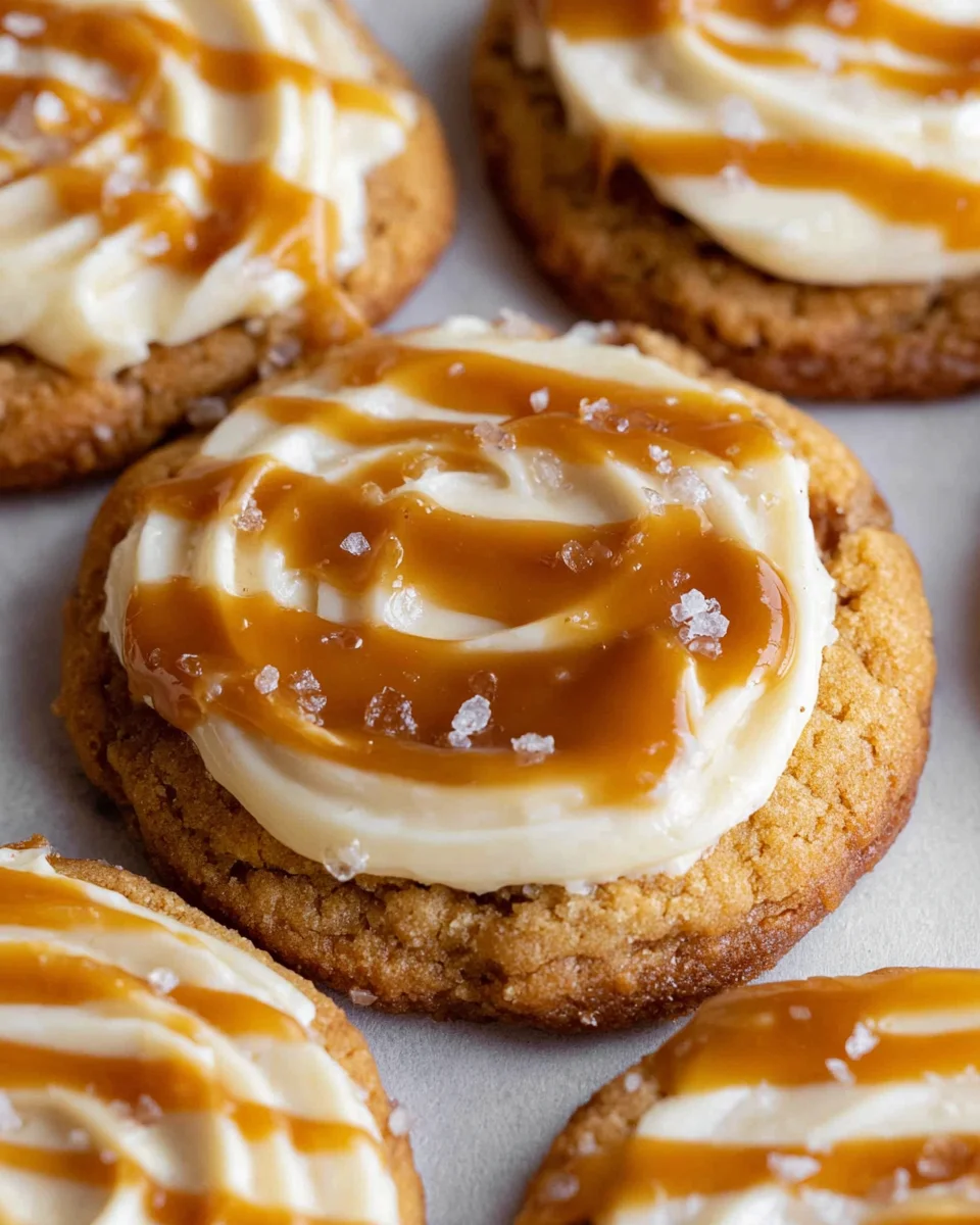 Salted Caramel Cheesecake Cookies Recipe Salted