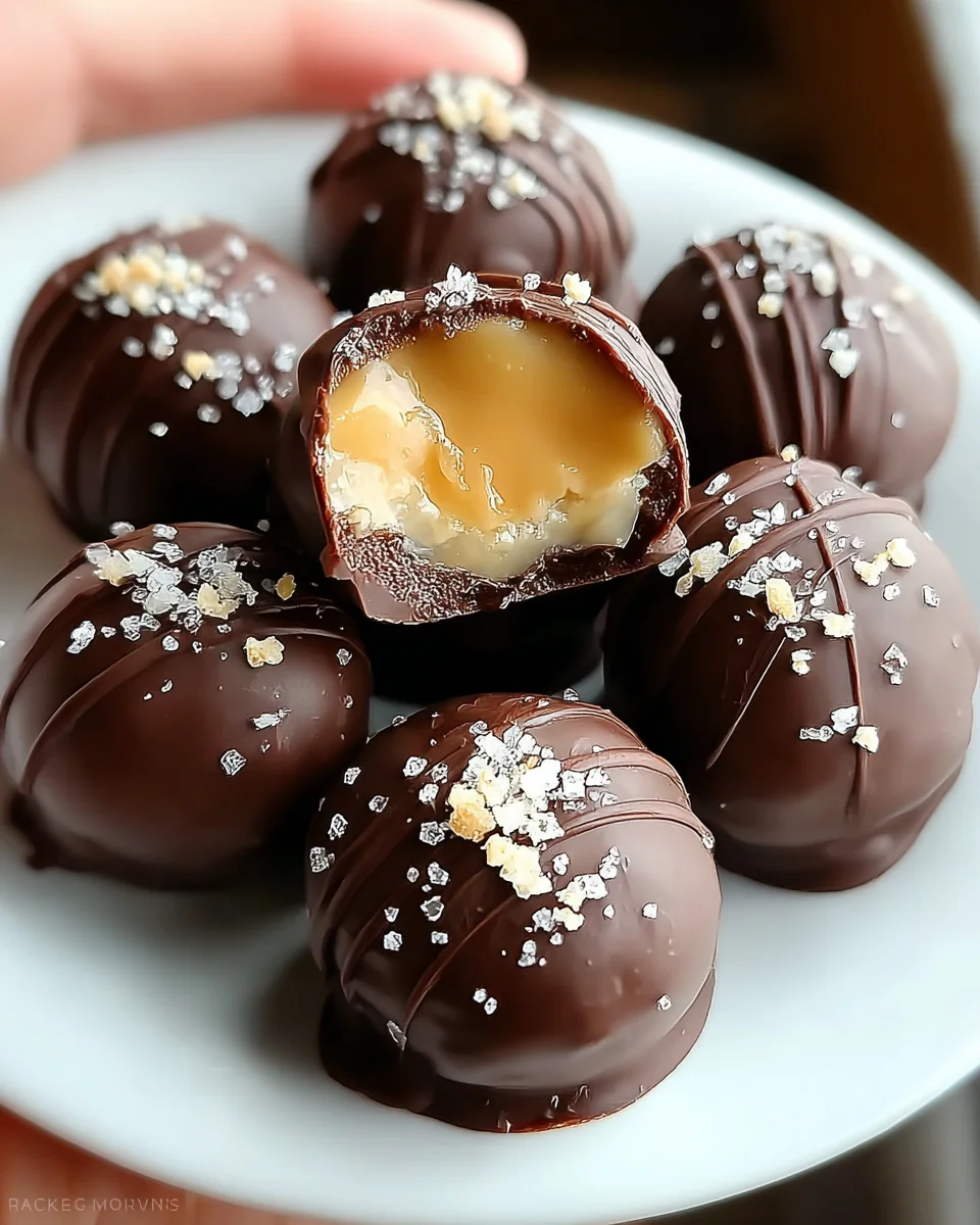 Salted Caramel Truffles Salted