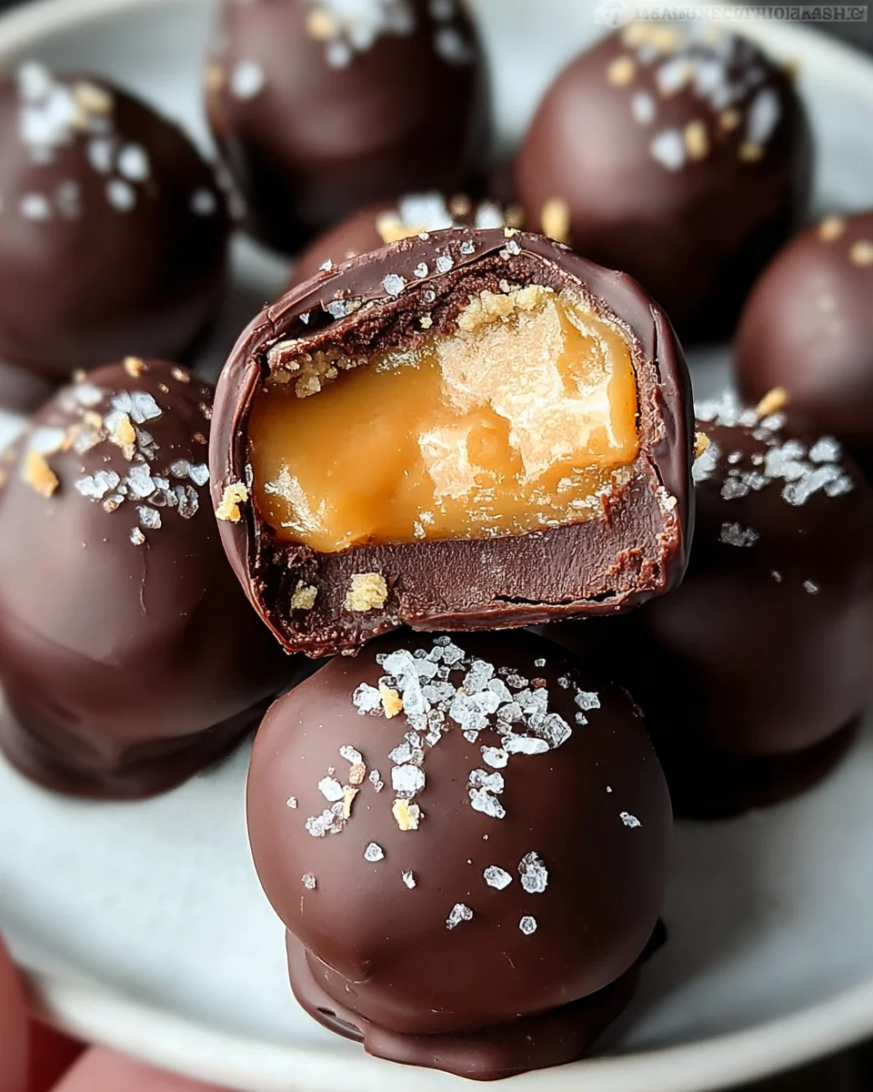 Salted Caramel Truffles Salted