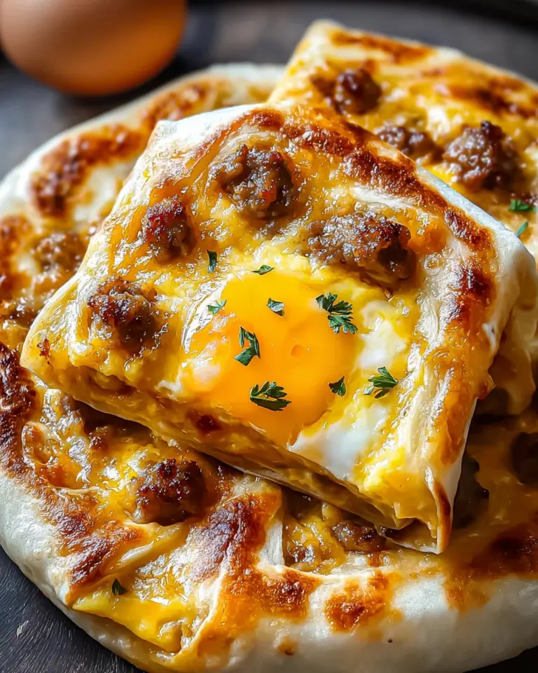 Sausage Egg and Cheese Breakfast Roll-Ups