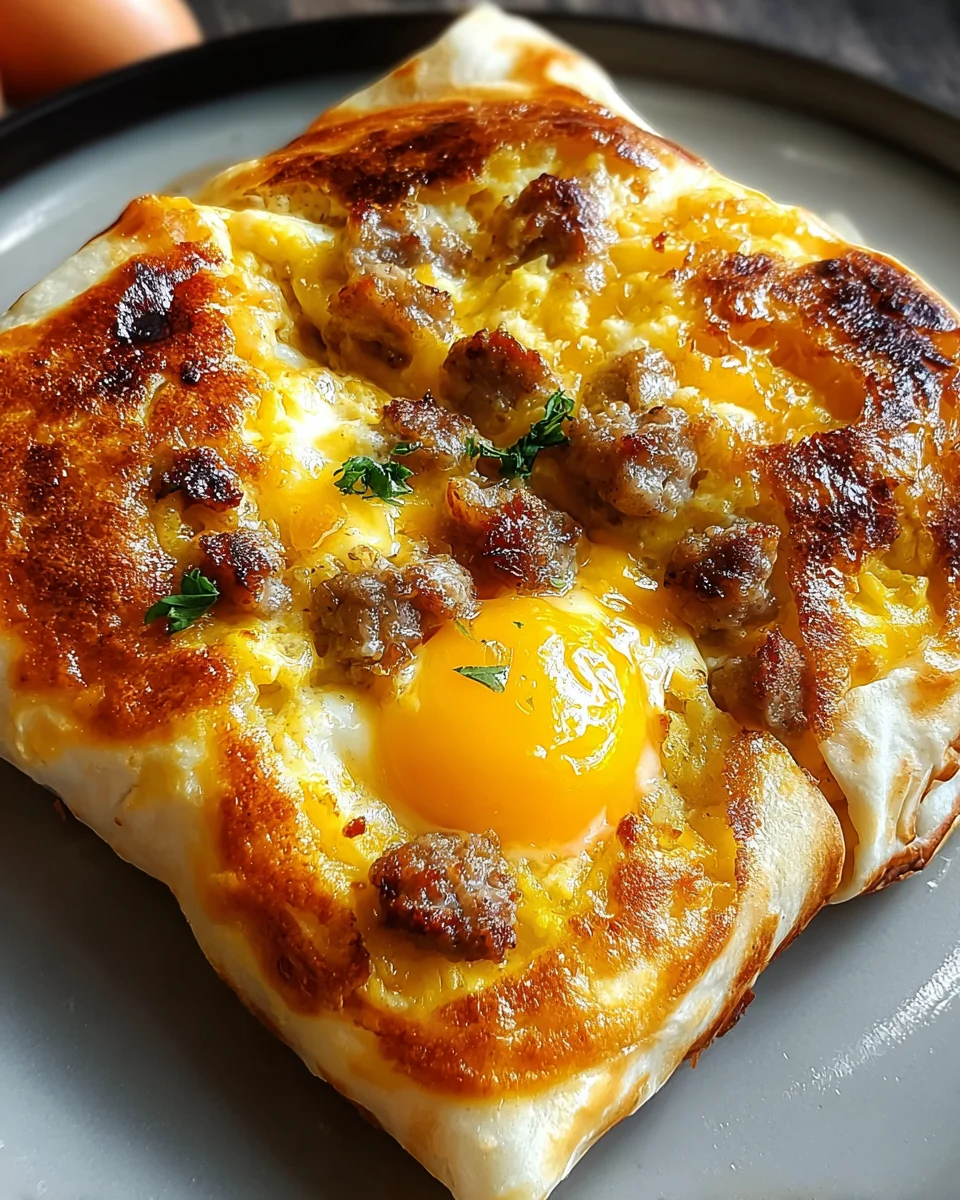 Sausage Egg and Cheese Breakfast Roll-Ups Sausage