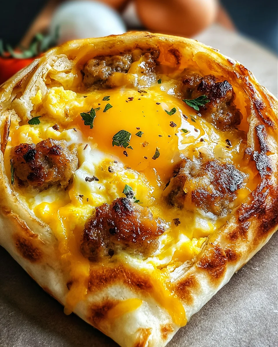Sausage Egg and Cheese Breakfast Roll-Ups Sausage