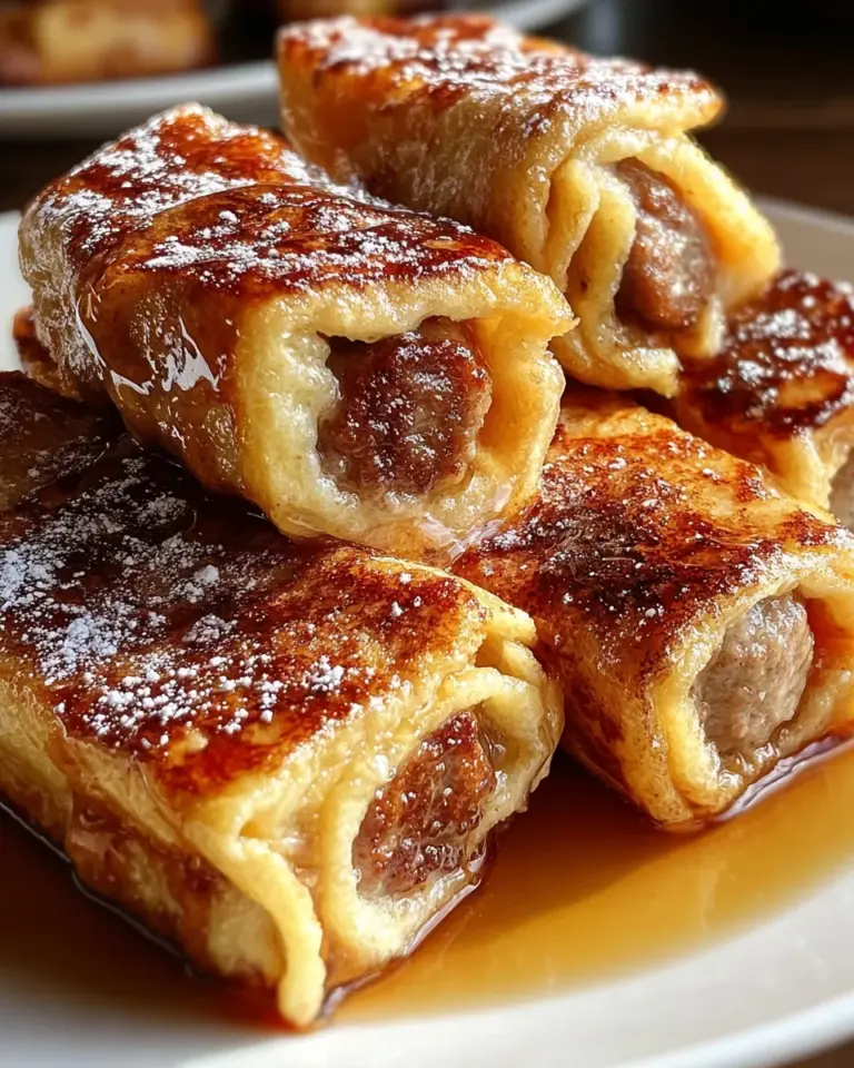 Sausage French Toast Roll-Ups Recipe