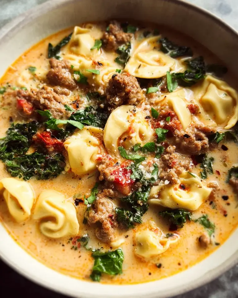 Sausage Tortellini Soup