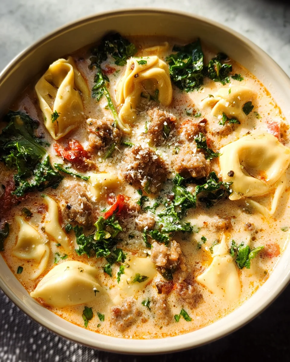 Sausage Tortellini Soup Sausage