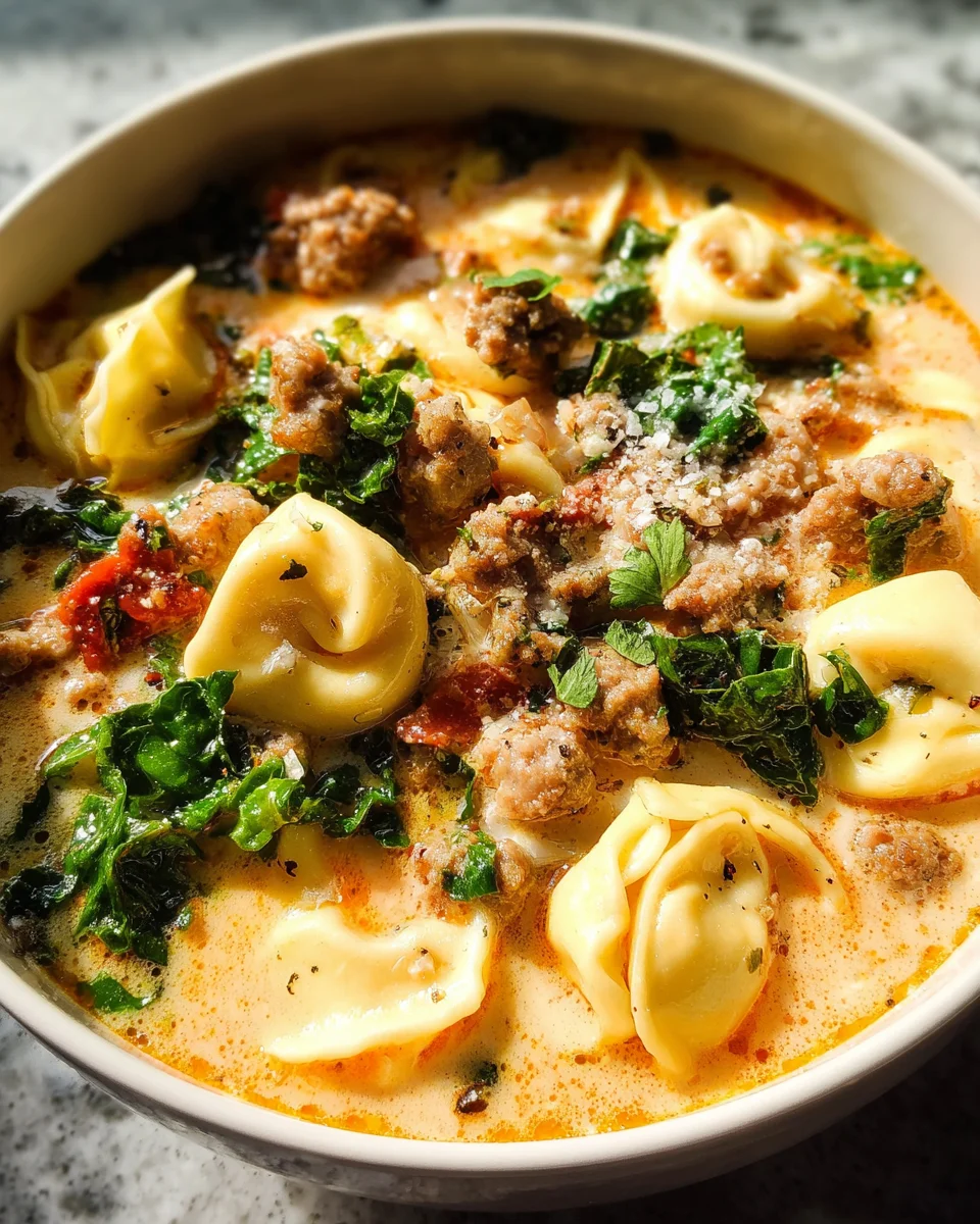 Sausage Tortellini Soup Sausage