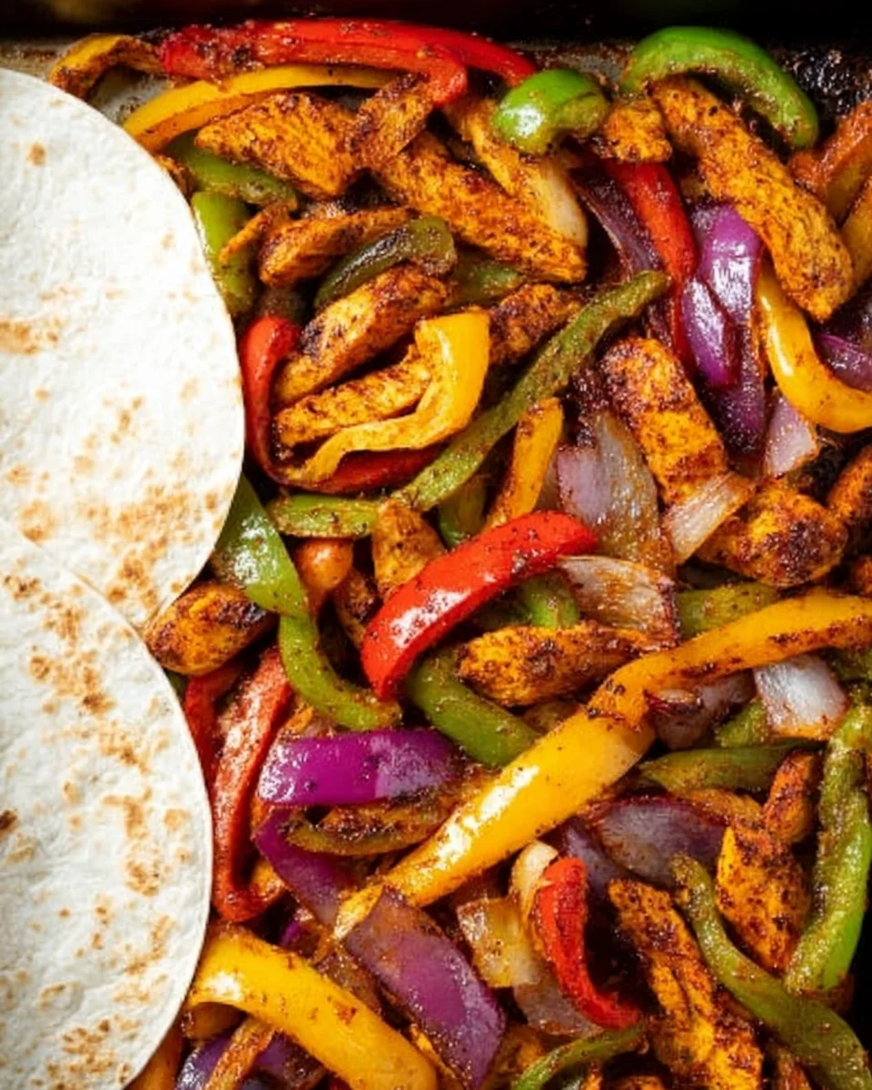 Sheet Pan Chicken Fajitas Sheet