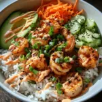 Shrimp Rice Bowls with Spicy Mayo Shrimp Rice Bowls with Spicy Mayo