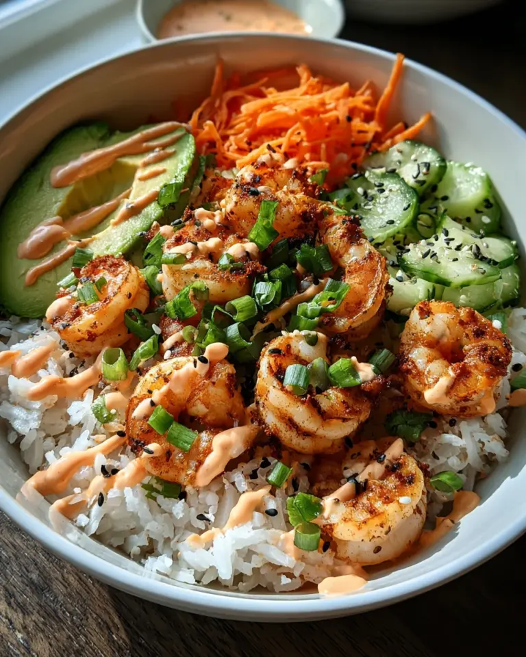 Shrimp Rice Bowls with Spicy Mayo