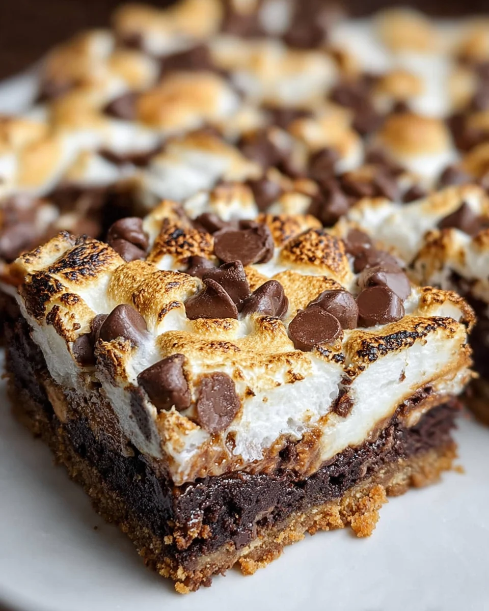 S'mores Brownies Recipe S'mores Brownies Recipe