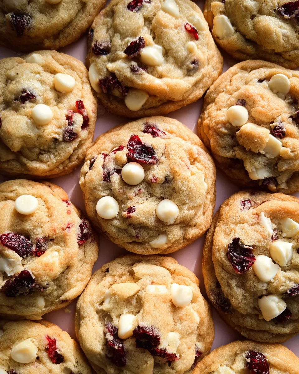 Soft-Baked White Chocolate Cranberry Cookies Soft-Baked