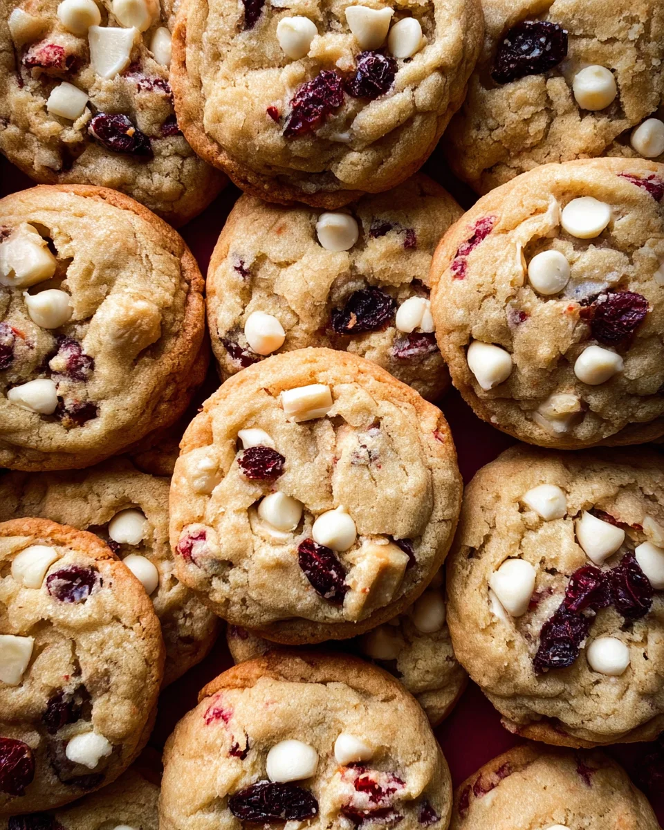 Soft-Baked White Chocolate Cranberry Cookies Soft-Baked