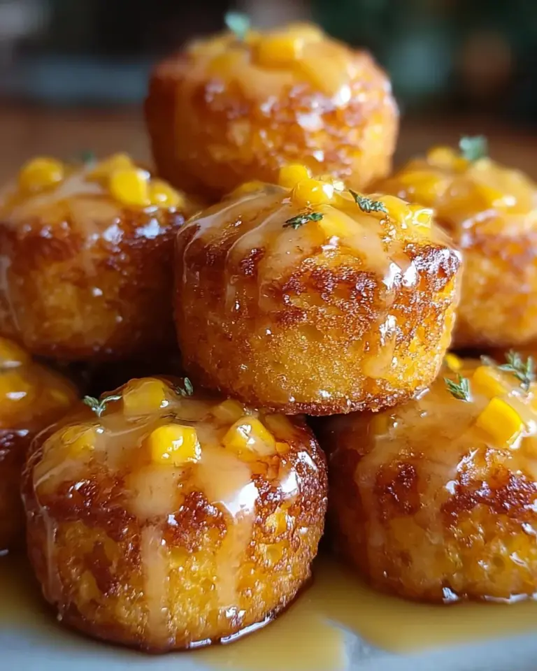 Southern-Style Honey Butter Cornbread Poppers