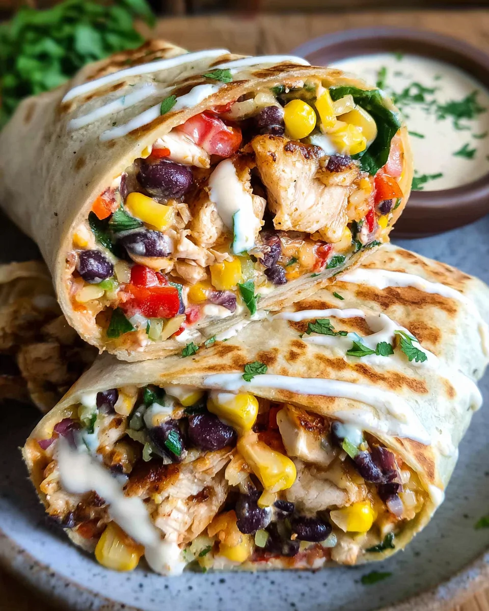 Southwest Chicken Wrap Southwest