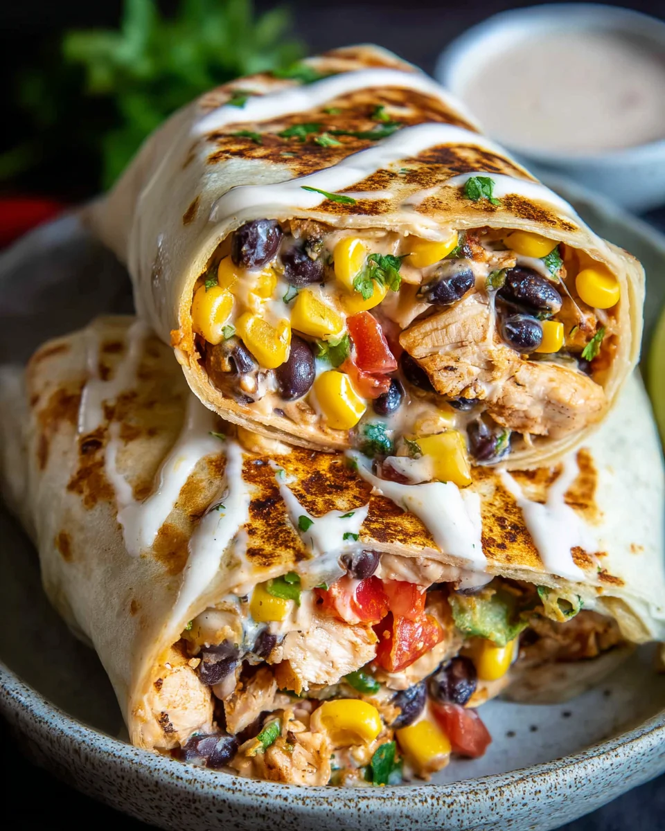 Southwest Chicken Wrap Southwest