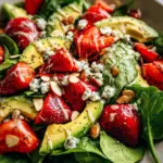 Strawberry Avocado Spinach Salad with Poppyseed Dressing Strawberry Avocado Spinach Salad with Poppyseed Dressing