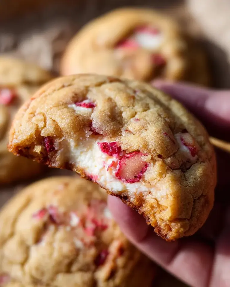 Strawberry Cheesecake Cookies
