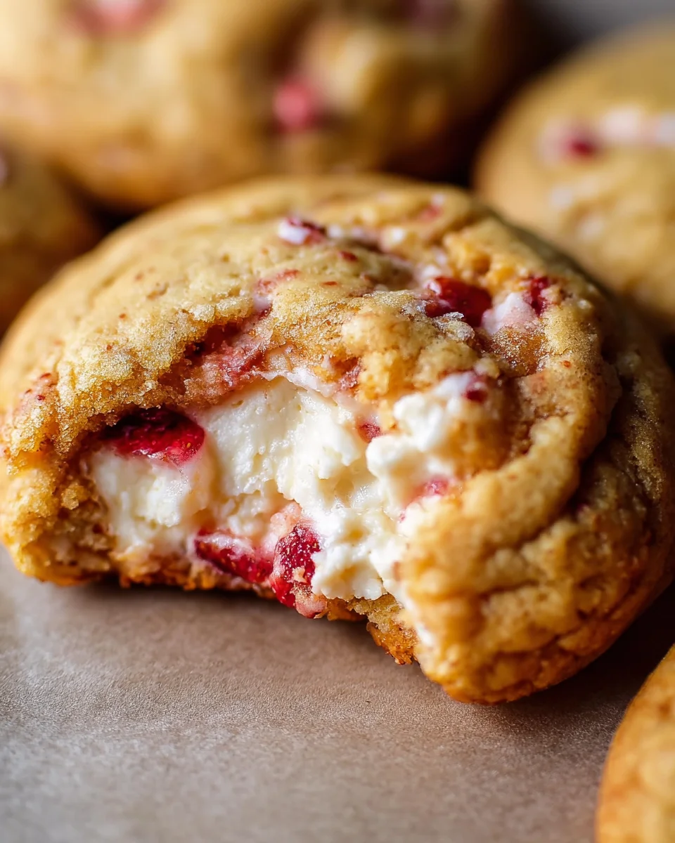 Strawberry Cheesecake Cookies Strawberry
