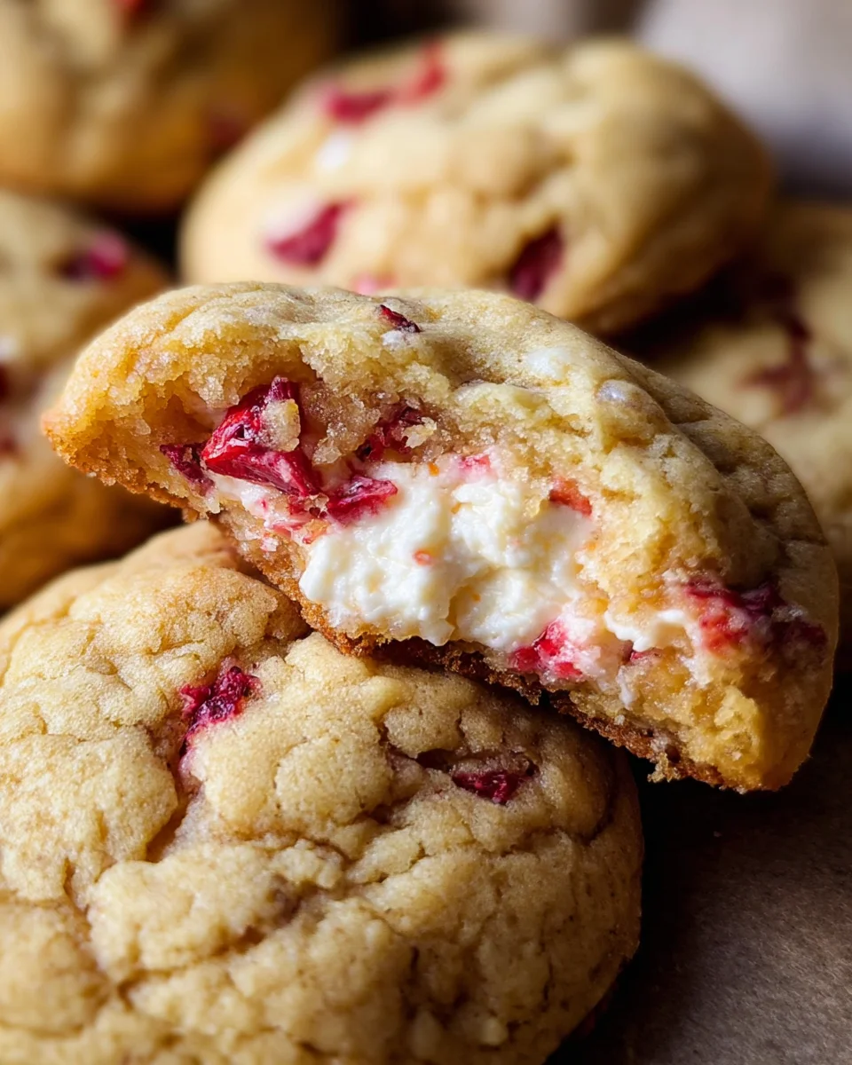 Strawberry Cheesecake Cookies Strawberry
