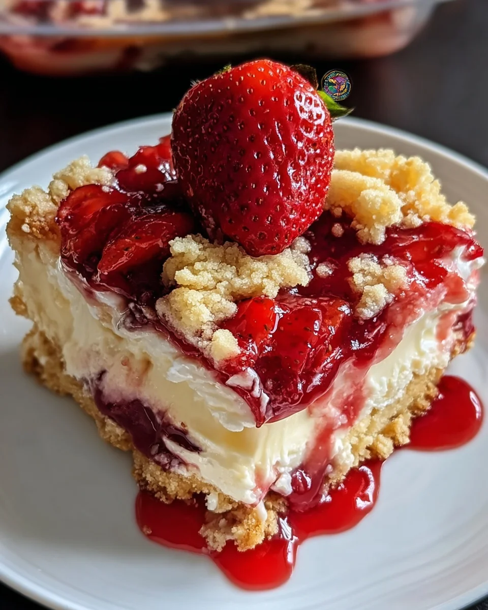 Strawberry Cheesecake Dump Cake Strawberry