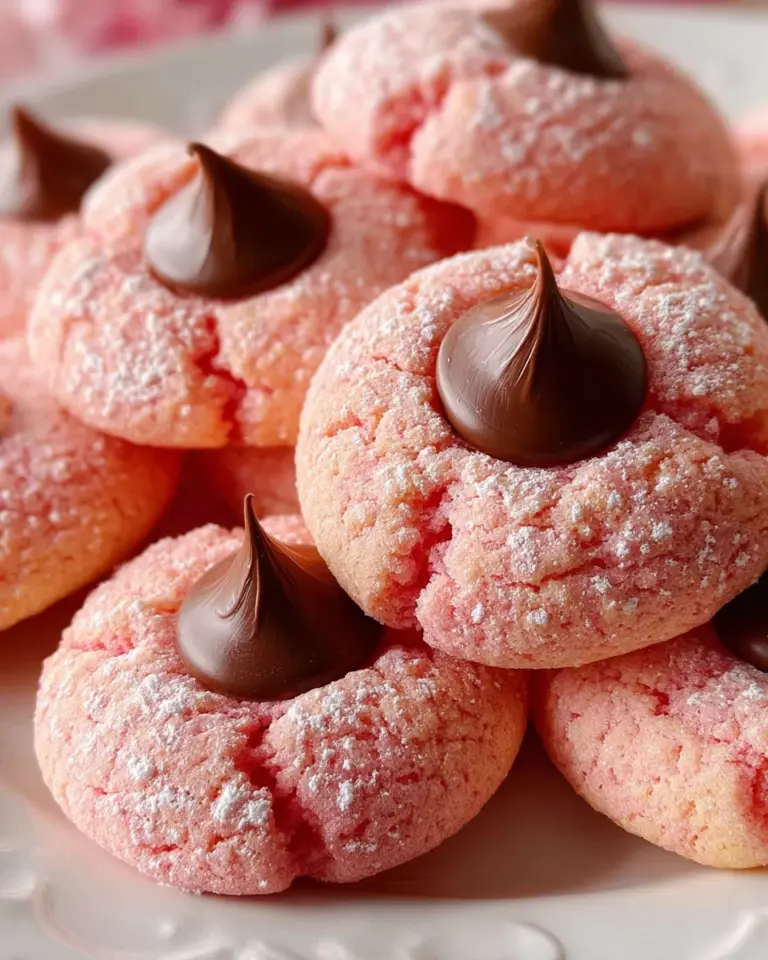 Strawberry Kiss Cookies Recipe
