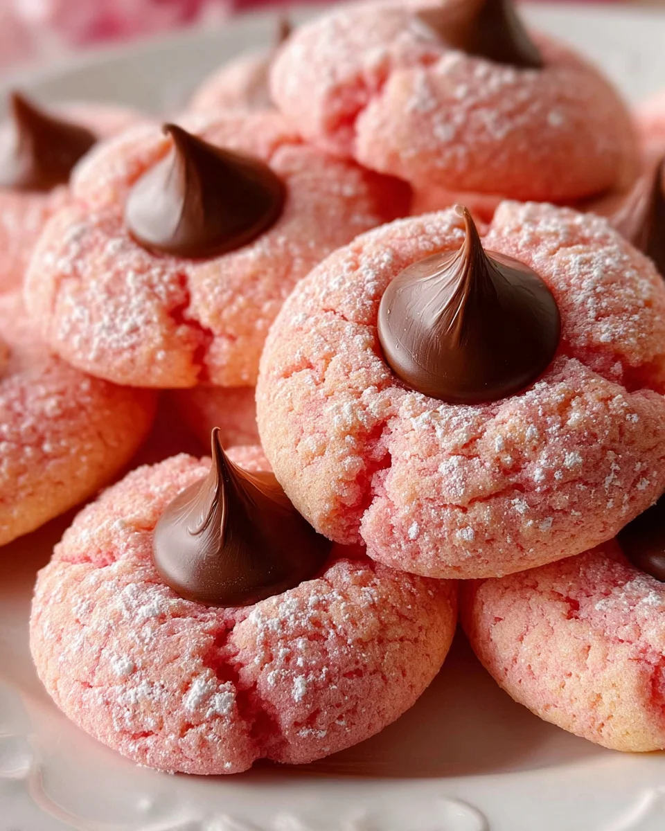 Strawberry Kiss Cookies Recipe Strawberry Kiss Cookies Recipe
