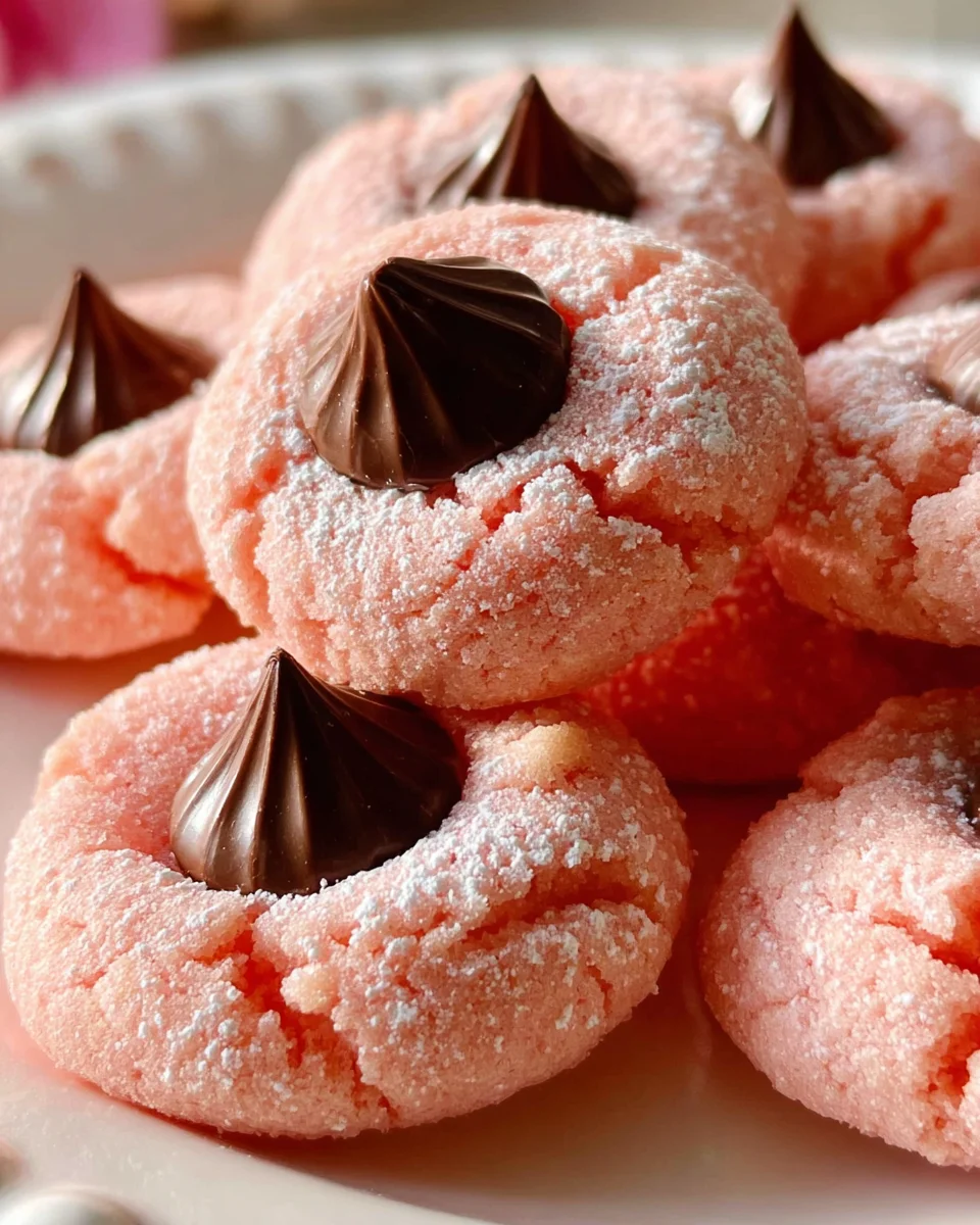 Strawberry Kiss Cookies Recipe Strawberry