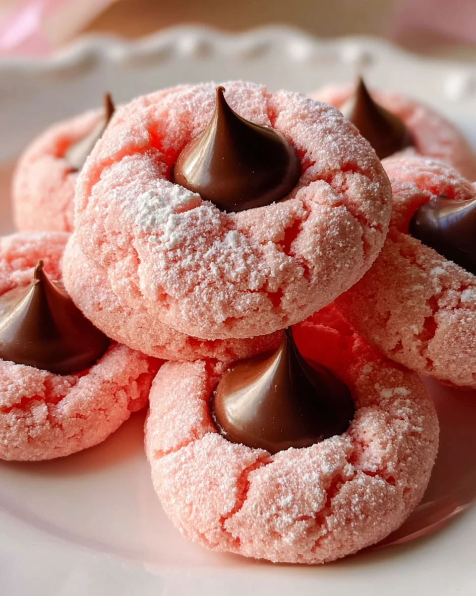 Strawberry Kiss Cookies Recipe Strawberry