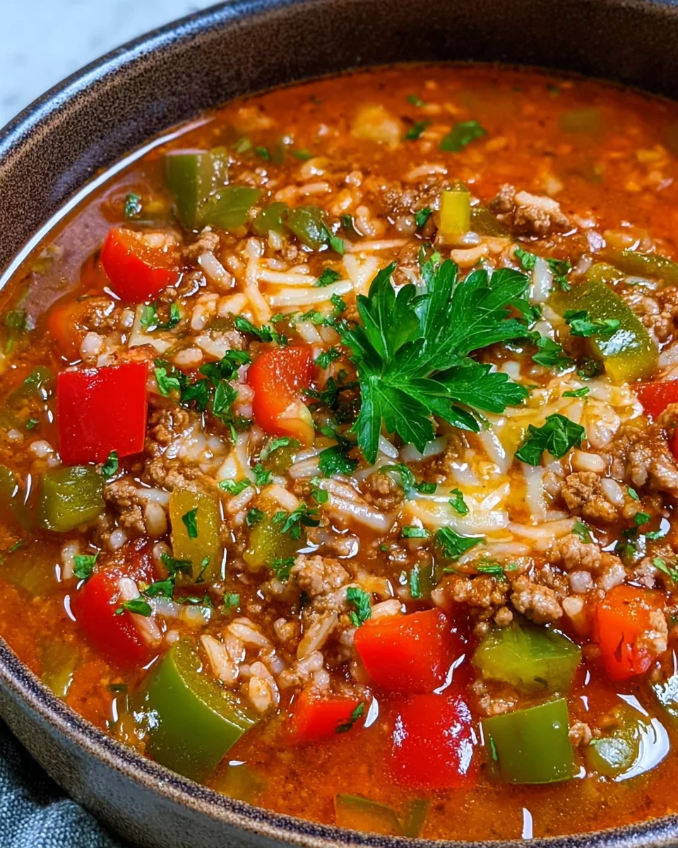 Stuffed Pepper Soup