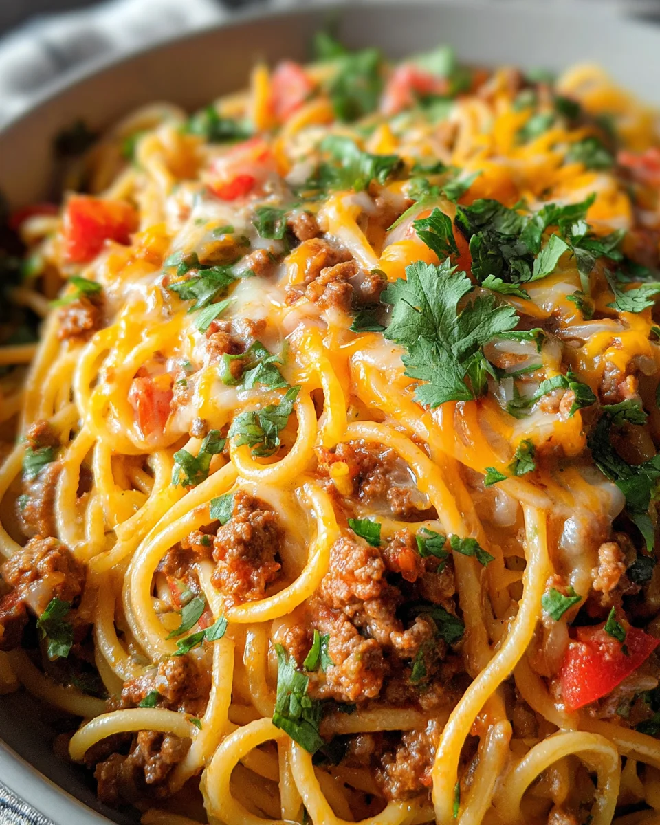 Taco Spaghetti Taco