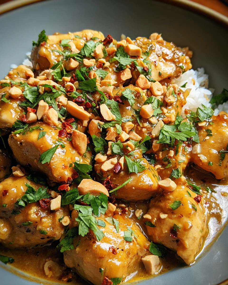Thai Peanut Chicken Thai Peanut Chicken