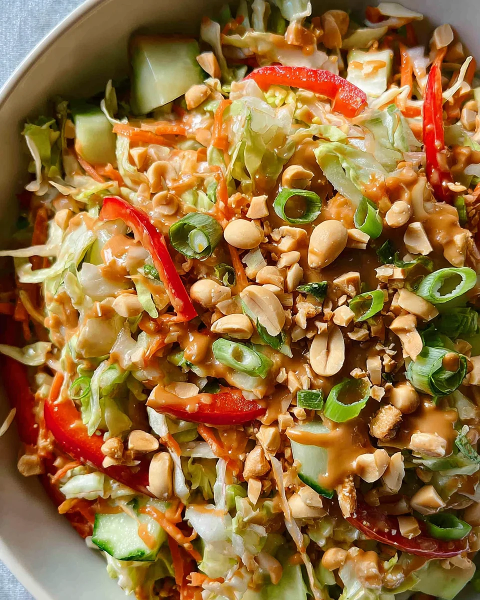 Thai Peanut Salad Thai