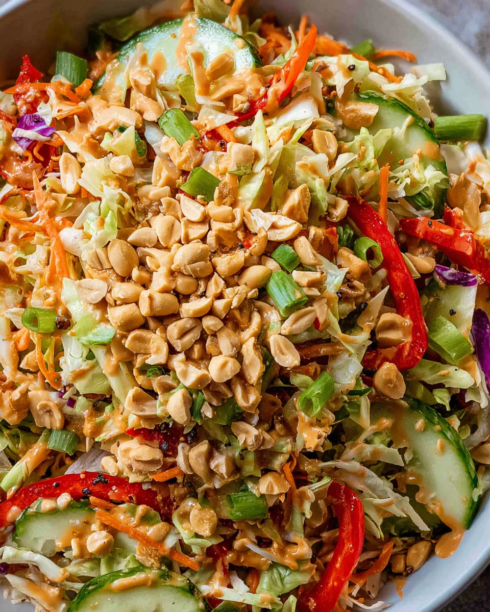 Thai Peanut Salad Thai