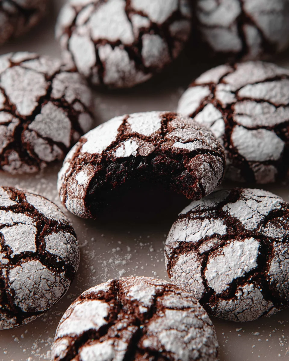 The BEST Chocolate Crinkle Cookies Recipe The