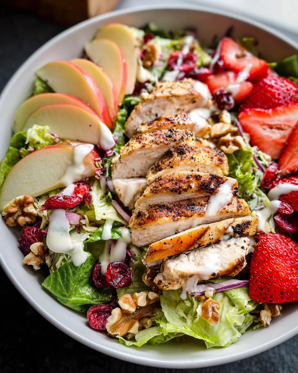 The Best Strawberry Chicken Salad The