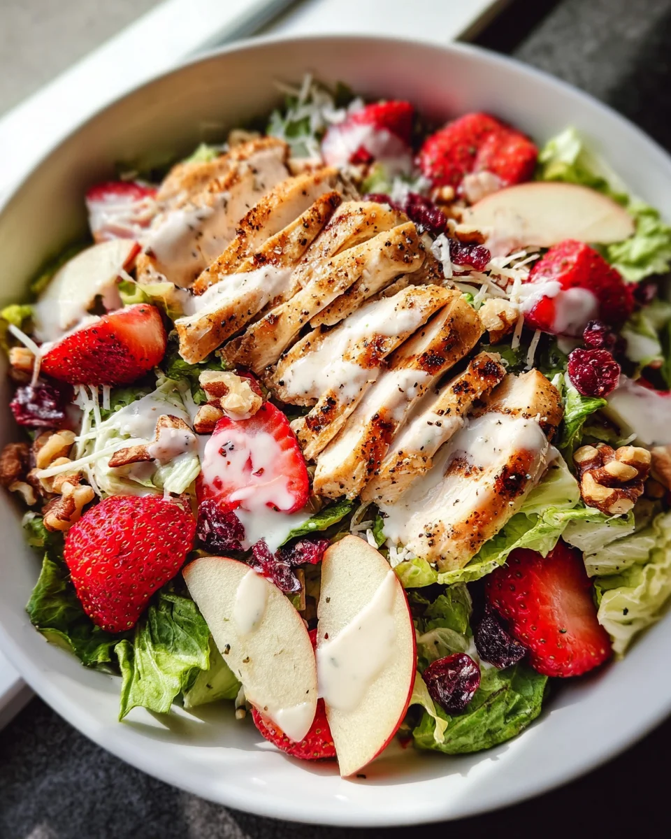 The Best Strawberry Chicken Salad The