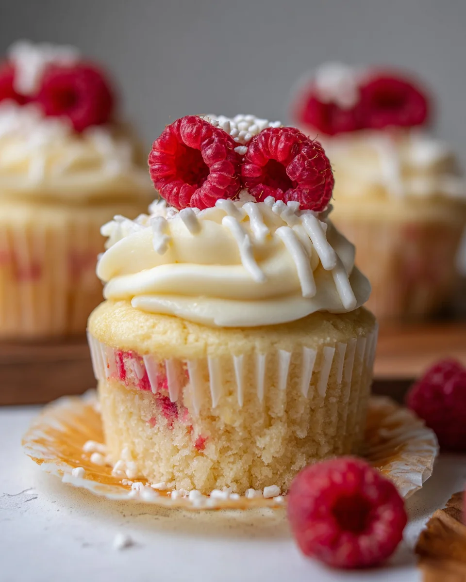 The Best White Chocolate Raspberry Cupcakes The