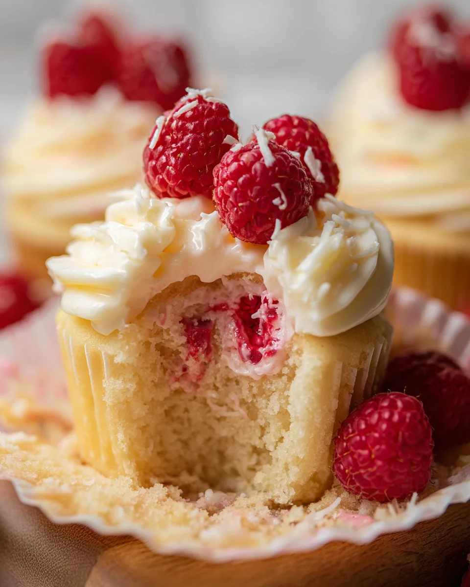 The Best White Chocolate Raspberry Cupcakes The