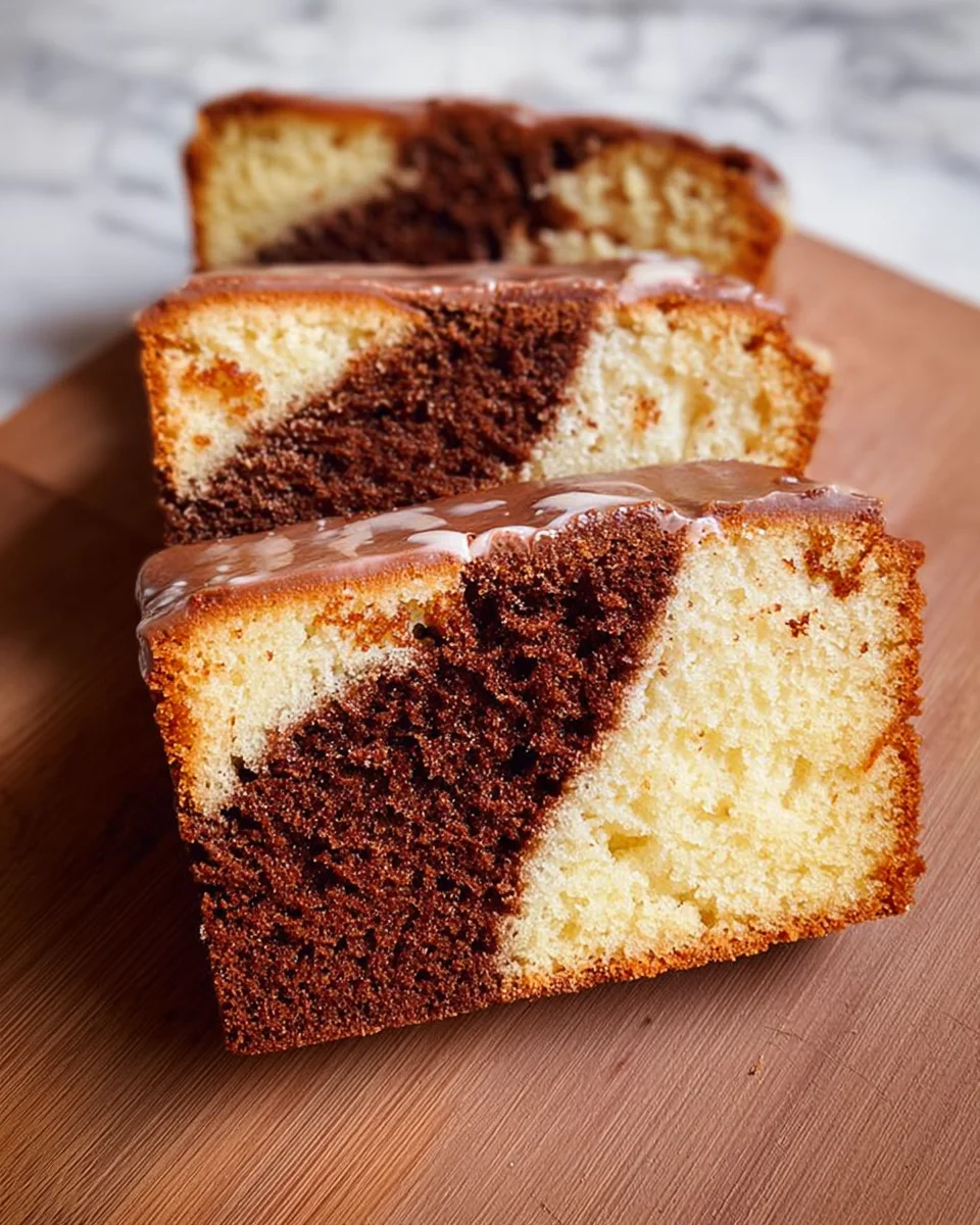 Three Layer Pound Cake Three