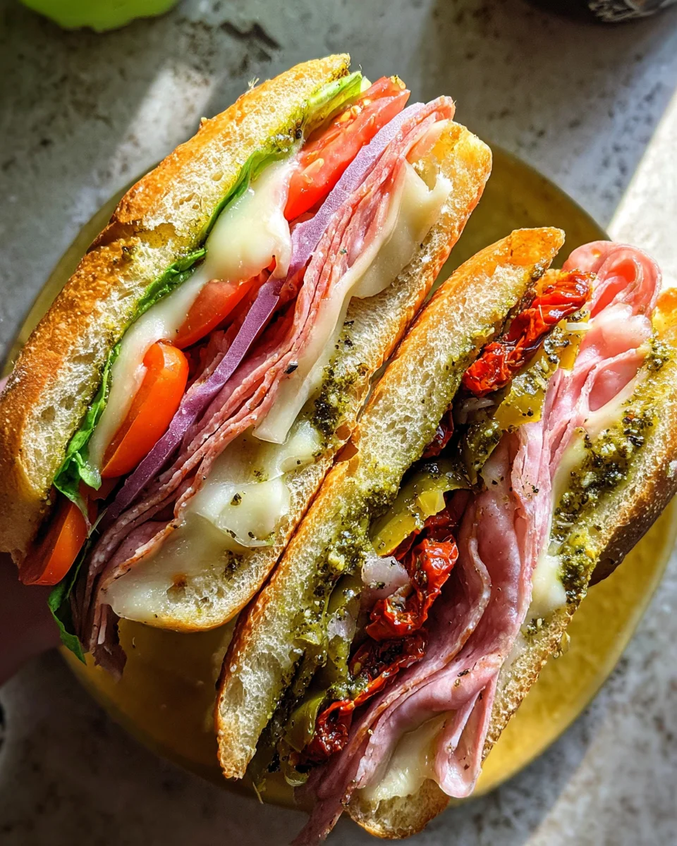 Toasted Italian Sandwich Toasted