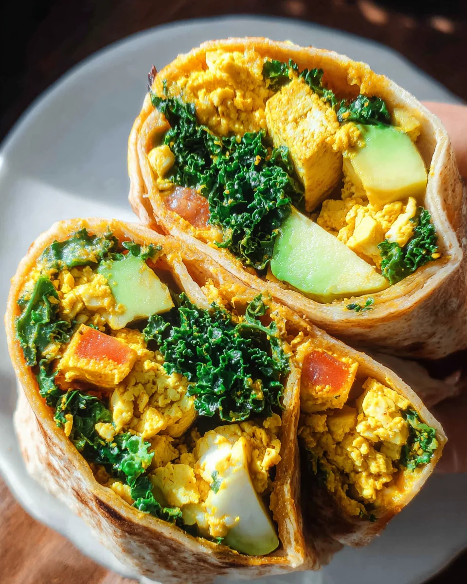 Tofu Scramble Wrap Tofu Scramble Wrap