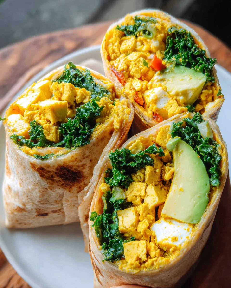 Tofu Scramble Wrap Tofu