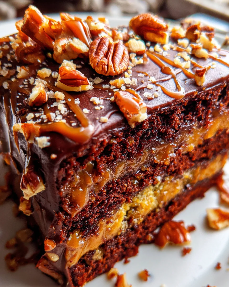 Turtle Caramel Cake Turtle