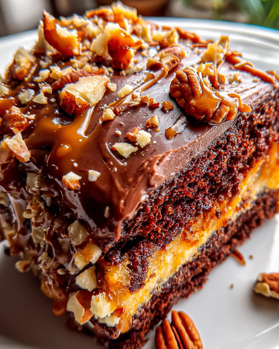 Turtle Caramel Cake Turtle
