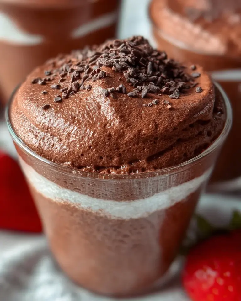 Vegan Chocolate Mousse with Aquafaba